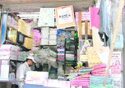 Plastic carry bags on display in Ludhiana on Saturday