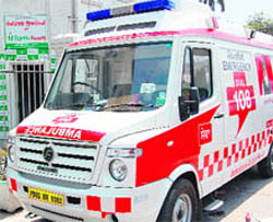 A mobile dispensary (ambulance) is all that the Golden Temple