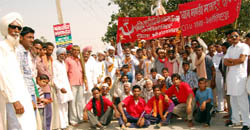 May Day rallies were organised in different segments of Sriganganagar district