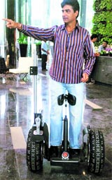 Segway vehicle creates dhamaal