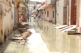 Situation has worsened due to choking of sewerage system in Abohar