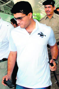 Sourav Ganguly, who recently joined the Yuvraj Singh-led Pune Warriors, arrives in Chandigarh on Thursday.