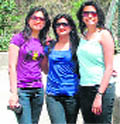 Garima(extreme left) with her friends