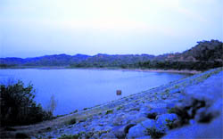 A panoramic view of the Jayanti Dam