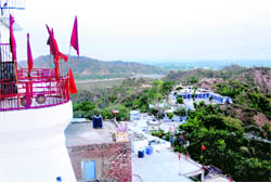The temple of goddess Jayanti