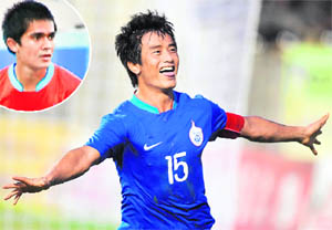 Sunil Chetri and Baichung Bhutia
