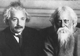 Tagore's friendship with Einstein has been described as a "chat between two planets"