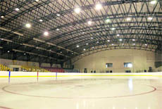 A view of the ice-skating rink in Dehradun