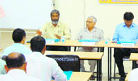 A workshop of teachers for National Childrens Science Congress held at Dehradun on Sunday