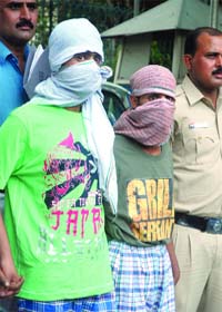 The accused in police custody