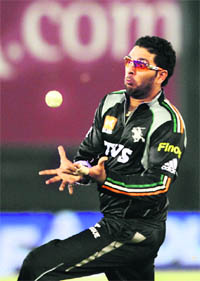 Warriors captain Yuvraj Singh