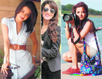 (L-R) Surveen Chawla, Sudeepa Singh and Kulraj Randhawa have all signed for South Indian movies