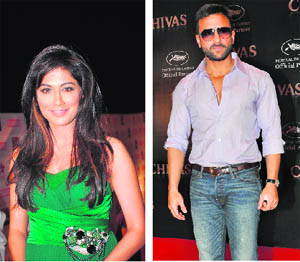 Kissing act: Chitrangda Singh