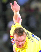 Chennai Super Kings Doug Bollinger will lead the bowling attack against Daredevils.