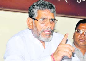 Uttarakhand Cabinet Minister for Revenue Diwakar Bhatt in Haridwar on Thursday
