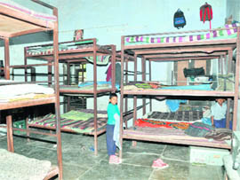 A view of the free board and lodging arrangements made by the headmaster of Government Junior High School on Rajpur Road in Dehradun.
