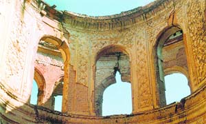 Gol Ghar, a unique architectural feature of Mubarak Mandi