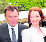 Julia Gillard and Tim Mathieson. 