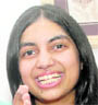 ISC Class XII medical topper Oshin Sankaria. 