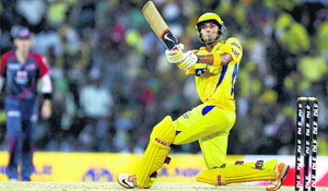 Chennai Super Kings batsman S Badrinath. Chennai will face Kochi Tuskers