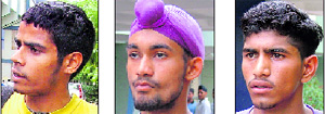 Sharwan Kumar, Gurjant Singh and Jitender Singh who claimed to be the winners