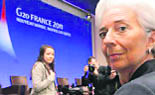 French FM Christine Lagarde 