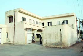 The ancestral house of Badals wears a deserted look at the village