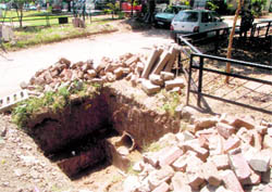A dug up drain poses danger to residents of Sector 40