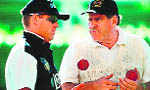Shane Warne (L) and mentor Terry Jenner. Jenner had a big role to play in Warnes success.