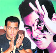 Actor Salman Khan who was in Chandigarh for the promotion of his upcoming film Ready on Thursday.