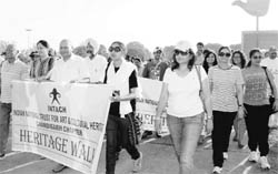 Residents take part in INTACH heritage walk in Chandigarh on Saturday