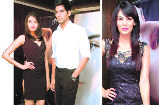 Models Aanchal Kumar, Parul Chaudhary, Sonali Raut, Rupali Suri, and TV actor Vivan Bhathena made an appearance in the Chandigarh to launch L'Oreal's luxury segment of skin care products, Keraskin Esthetics on Saturday at Looks Salon-17.