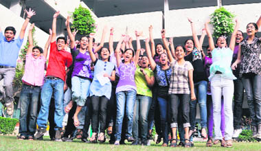 A1 grade toppers of BCM School in Ludhiana.
