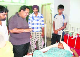 Avinash Chander at Shahkot Civil Hospital