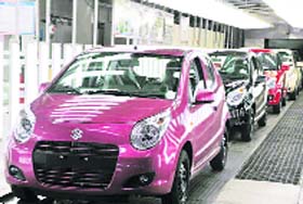 The Manesar facility produces the companys bestseller hatchbacks and sedans like the Swift, the Swift Dezire, the A-Star and the SX4 on a single production line