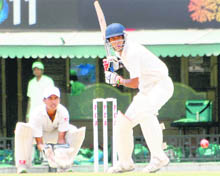 Players in action during the match at the PCA Stadium, Mohali, on Wednesday
