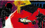 Some of the recurring motifs in Hussains works were derived from his mofussil childhood