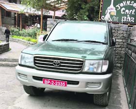 The impounded vehicle that had been plying in Kangra, Mandi and Kullu for the past three years
