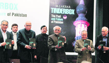 A prolific journalist of our times, M. J. Akbar’s (extreme right) Tinderbox: The Past and Future of Pakistan is highly readable
