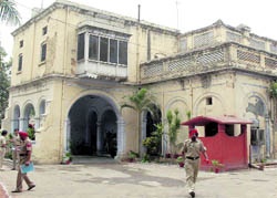 The building that houses the offices of IG and DIG at Baradari in Patiala