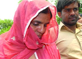 The accused in police custody in New Delhi on Monday
