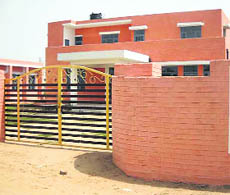 The newly constructed building of the office of the naib tehsildar in Mullanpur Dakha. 