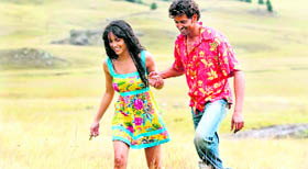 A still from the movie Kites