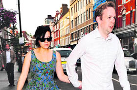 Lily Allen and Sam Cooper
