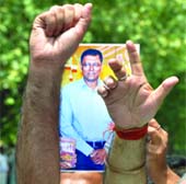 Journalists protest in the memory of slain 