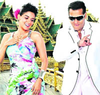 Asin Thottumkal with Salman Khan