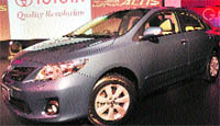 The new Corolla Altis will come with a 1,798 cc engine. The company will introduce its much-anticipated small car Liva by the month end