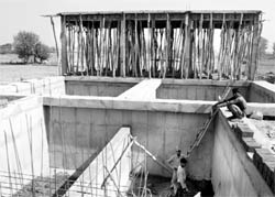 Main pumping station at Singhpura village