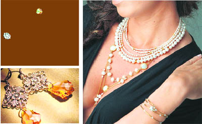 Take your pick from multi-layered jewellery