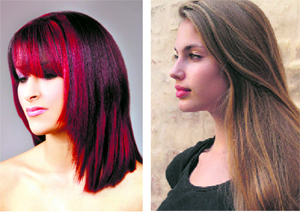 Red is a rage in hair colour this season. 